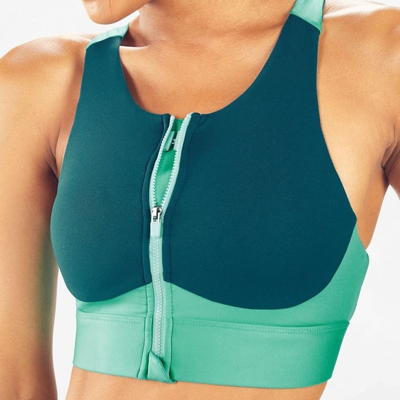 FABLETICS💞 ELLA high support front zip sports bra